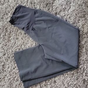 Duo Maternity gray maternity dress pants size Large, soft full panel